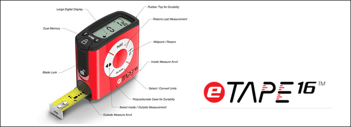 ETape16: A digital measuring tape.