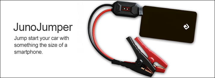 Junojumper: Smartphone sized battery jumper.
