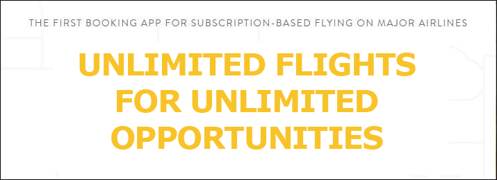 OneGo: Subscription-based flying.