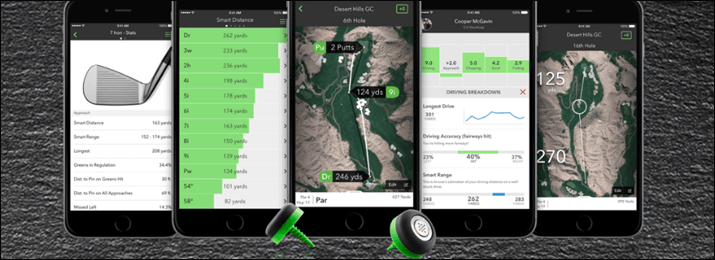 The smartphone app for tracking your golf game.