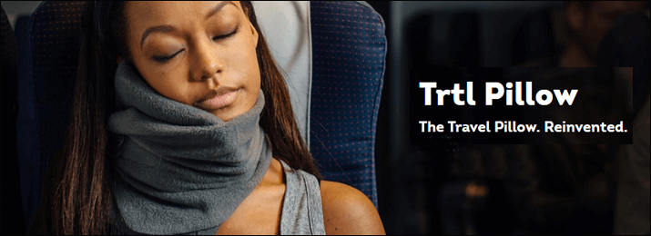 Sleep on the plane … without those annoying neck pillows.